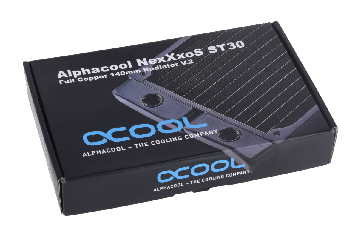 Alphacool NexXxoS ST30 Full Copper 140mm Radiator V.2 – Hochleistungs-Wasserkühlung Aus Massivem Kupfer