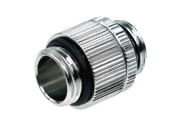 Адаптер Alphacool HF, Двоен нипел, G1/4 - G1/4, Въртящ се, Сребрист 