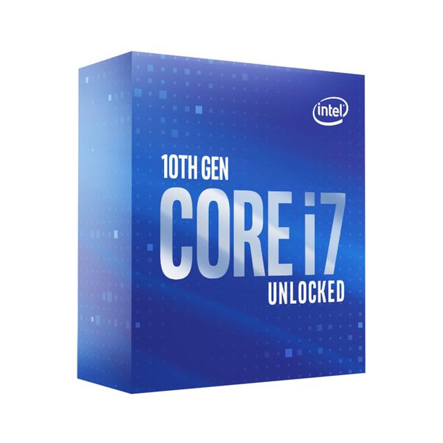 CPU Intel Comet Lake-S Core I7-10700K 8 cores, 3.8Ghz (Up to 5.10Ghz), 16MB, 125W, LGA1200, BOX