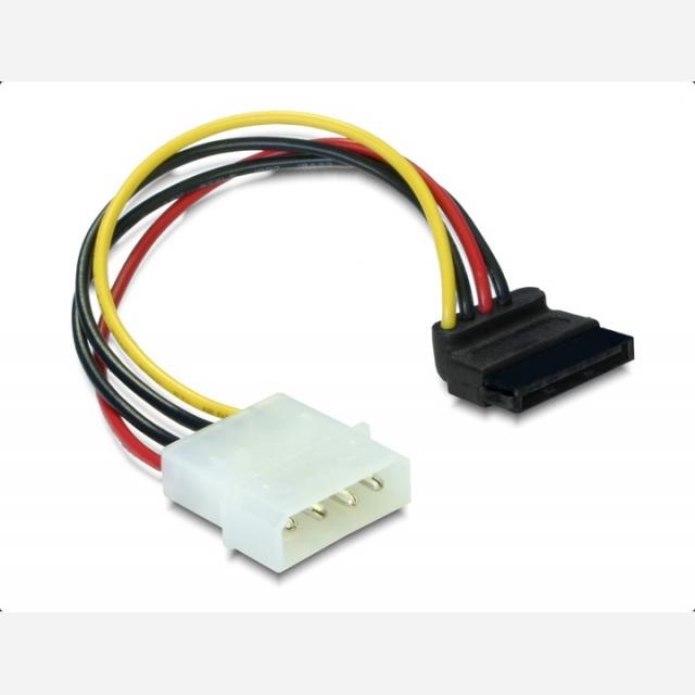 Cable DeLock Power SATA HDD to 4 pin, angled, 15 cm