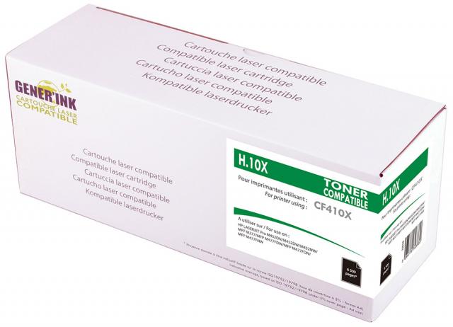 Тонер касета GENERINK CF410X, HP LJ PRO MFP M452/477, Черен 
