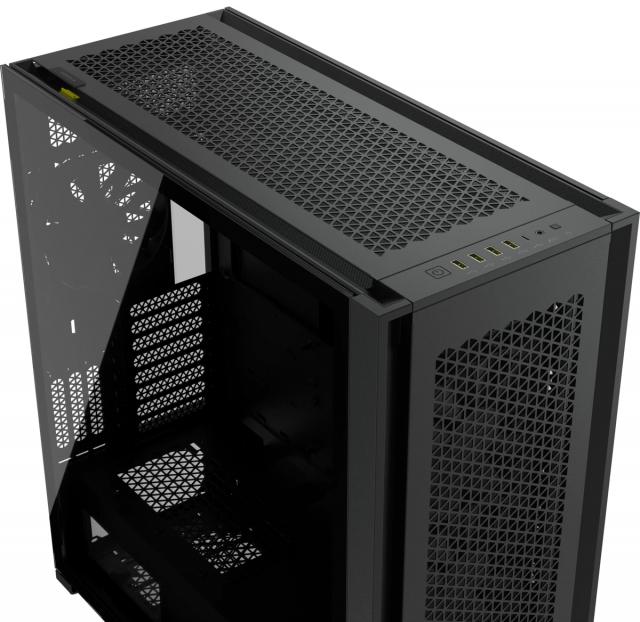 Case Corsair 7000D Airflow Full Tower, Tempered Glass, Black 