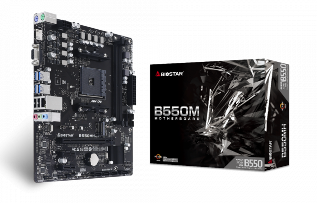 Дънна платка BIOSTAR B550MH, AMD B550, sock. AM4 