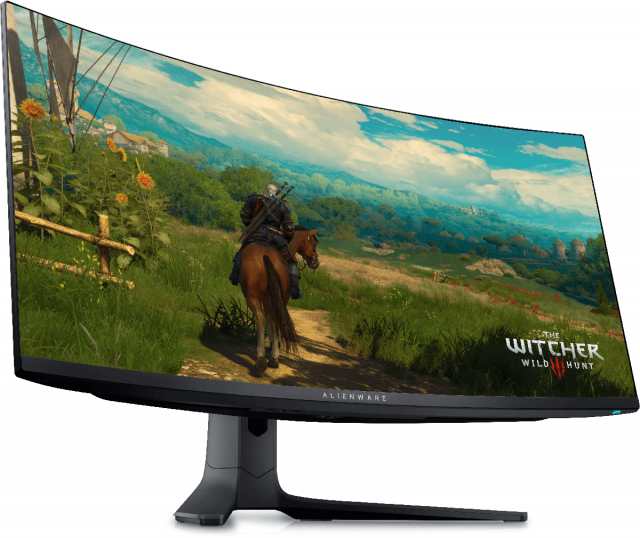 Монитор Dell Alienware AW3423DWF 34" Curved QD-OLED, WQHD 3440 x 1440 , 165Hz, 0.1ms 