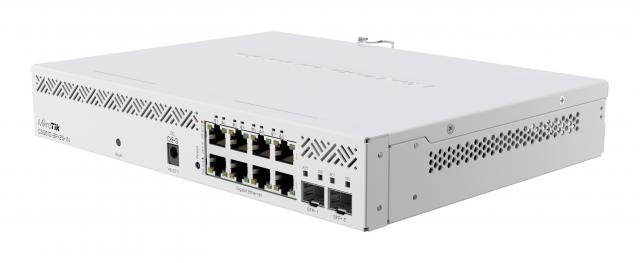 Switch 8 port Mikrotik CSS610-8P-2S+IN, 8 x Gigabit Ethernet ports, 2 x SFP 