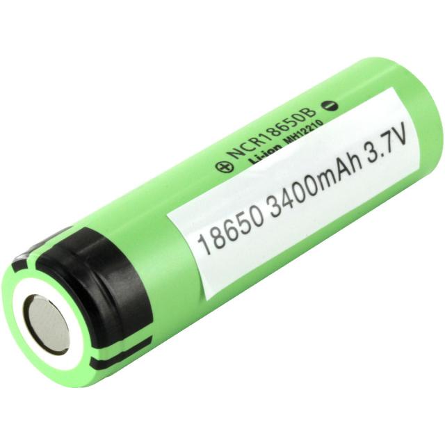 Rechargeable Battery PANASONIC 18650 NCR18650-B, 3400mAh, Li-ion