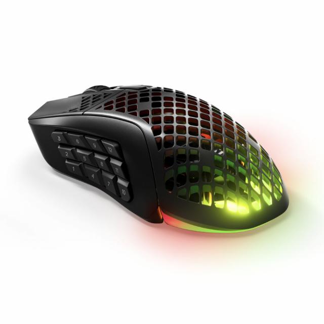 Геймърска мишка SteelSeries Aerox 9 Wireless Black, Оптична, Безжична, USB 