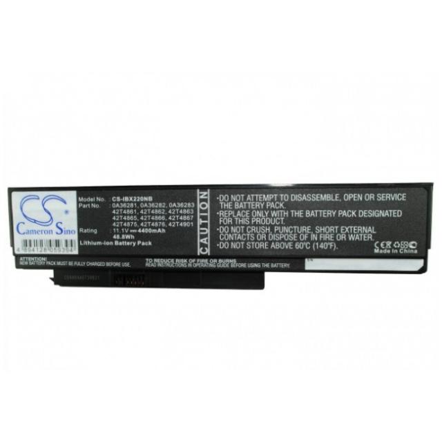 Laptop Battery for LENOVO Thinkpad X220, X230 42T4862 11,1V 4400mAh CAMERON SINO 