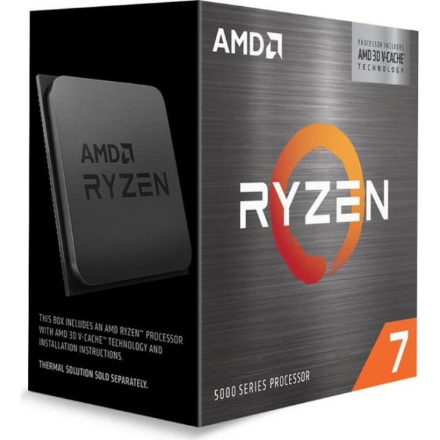 Процесор AMD Ryzen 7 5700X3D, 8 Cores, 3.0GHz (Up to 4.1GHz), 96MB, 105W, AM4