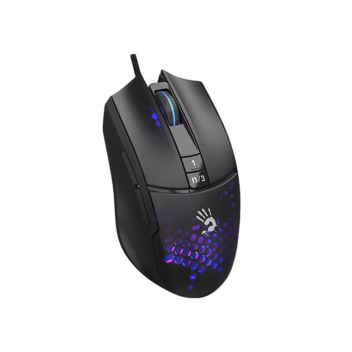 Геймърска мишка A4tech bloody L65 Max, Жична, 12000 cpi, Honeycomb,Черна