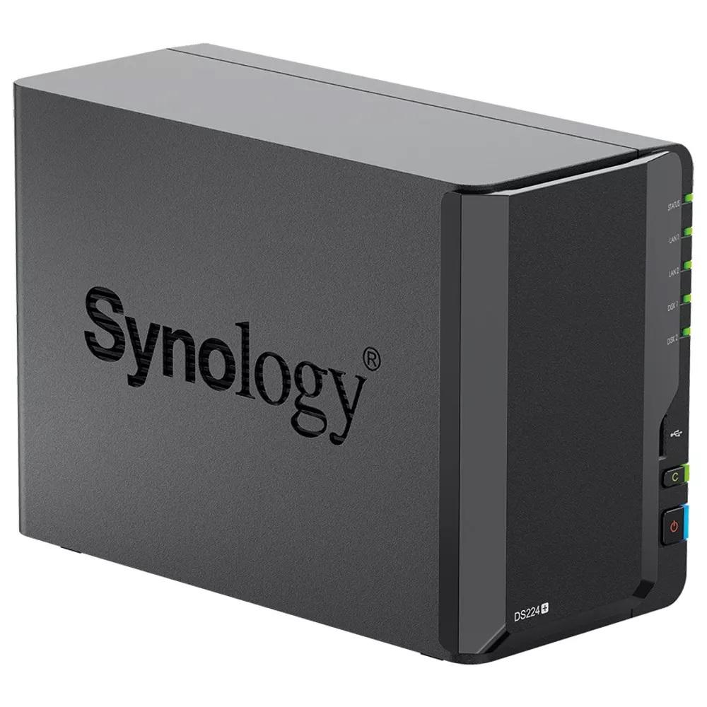 Сторидж Synology NAS Synology DS224+, За 2 диска, Малък и среден бизнес ...
