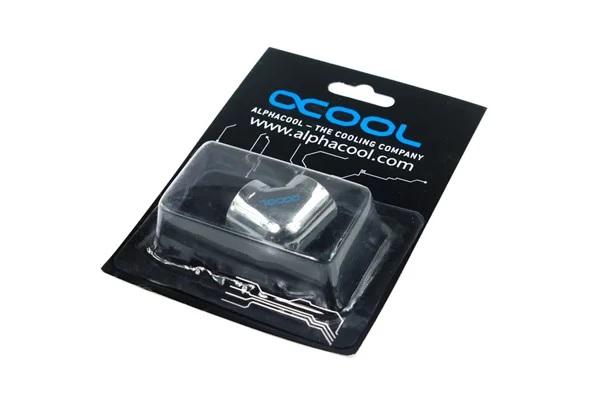Alphacool HF L-connector G1/4 inner thread to G1/4 inner thread, chrome 