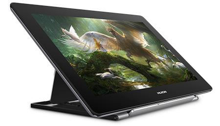 Graphic Display Tablet HUION Kamvas Pro 16 4K GT1561, USB-C, Black/Silver 