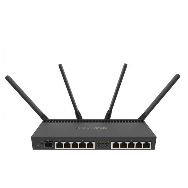 Router MikroTik RB4011iGS+5HacQ2HnD-IN, CPU 1.4GHz, 1GB, 10x10/100/1000, 1 SFP+port, WiFi