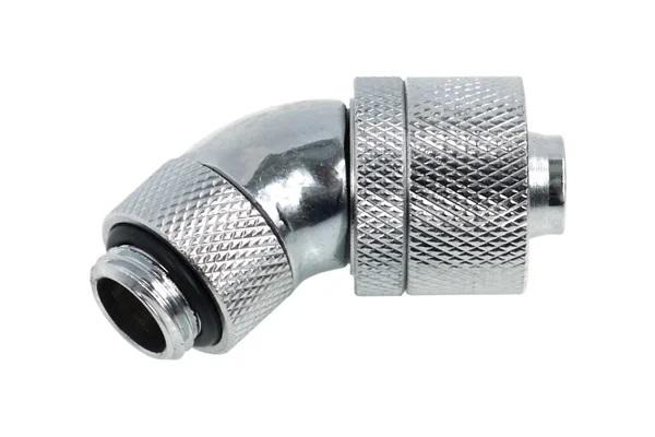 Alphacool 16/10 compression fitting 45° revolvable G1/4, chrome 