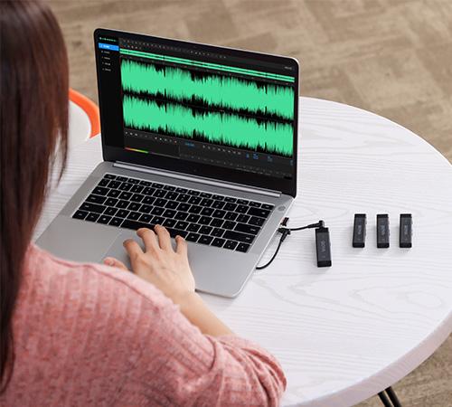 BOYA BY-W4 Ultracompact 2.4GHz Four-Channel Wireless Microphone System 