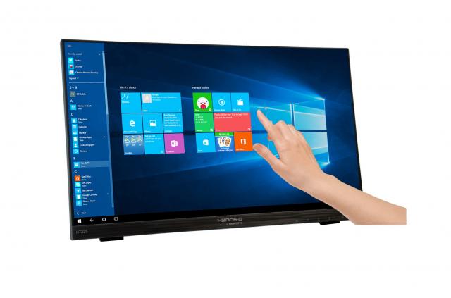 Monitor HANNSPREE HT225HPB, LED, 21.5 inch, Wide, Full HD, Display Port, VGA, HDMI, Black 