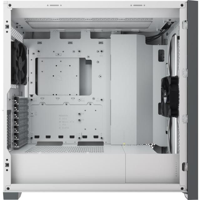 Case Corsair 5000D Airflow Mid Tower, Tempered Glass, White 