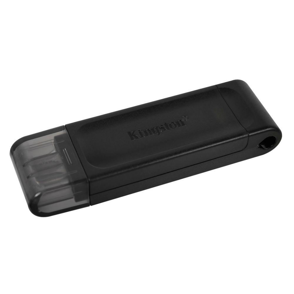 USB памет KINGSTON DataTraveler 70, 64GB,USB-C 3.2 Gen 1, Черна