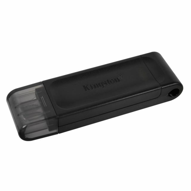 USB памет KINGSTON DataTraveler 70, 64GB,USB-C 3.2 Gen 1, Черна 