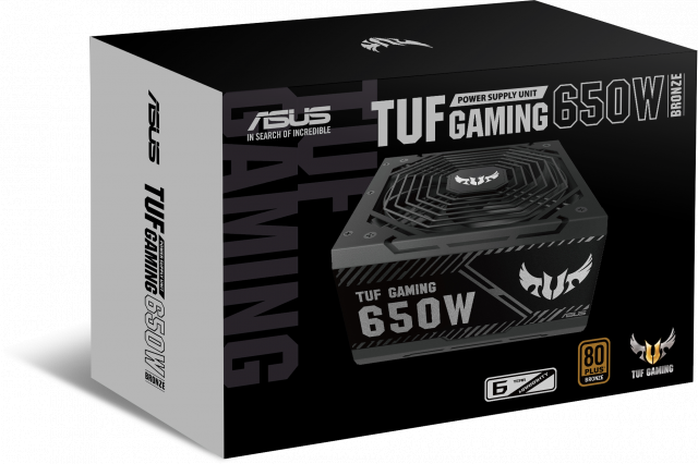 Захранващ блок ASUS TUF Gaming 650W, 80+ Bronze 