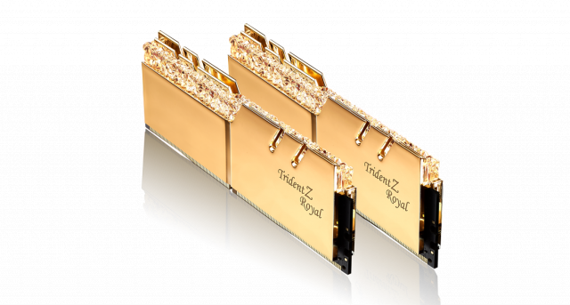 Памет G.SKILL Trident Z Royal 16GB(2x8GB) DDR4 PC4-25600 3200MHz CL16 F4-3200C16D-16GTRG 