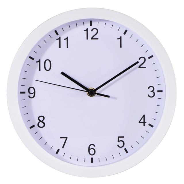 Hama "Pure" Wall Clock, Ø 25 cm, Quiet, white