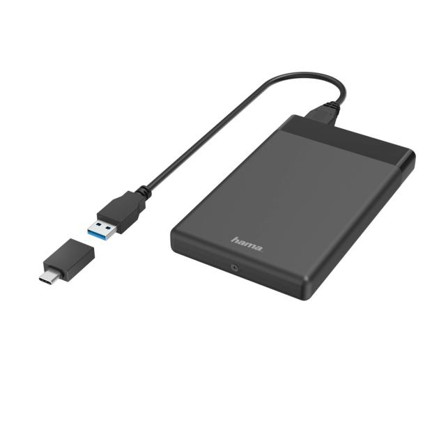 Hama USB hard disk housing for 2.5" SSD and HDD hard disks
