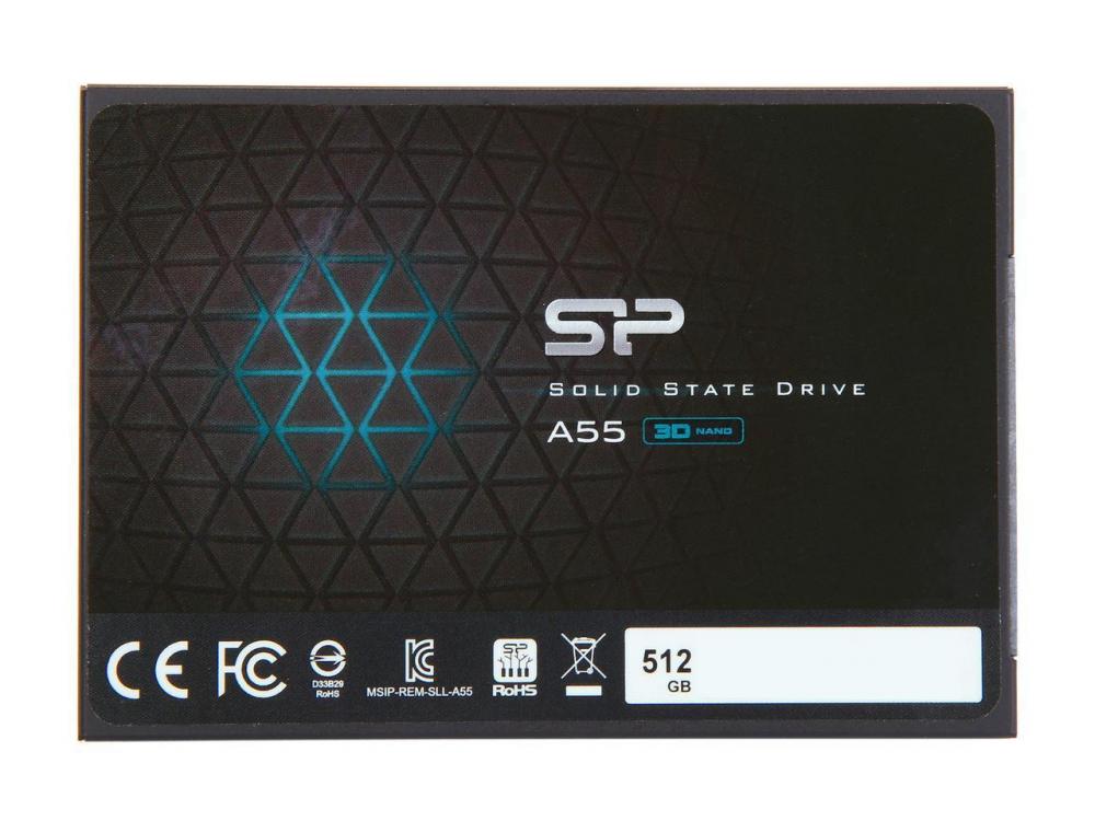 Solid State Drive SSD SILICON POWER A55 2 5 512 GB SATA3 3D NAND 