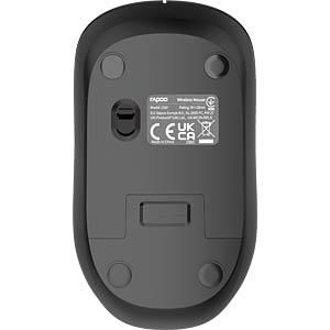 Wireless optical Mouse RAPOO 1310, 2.4 Ghz, Black 