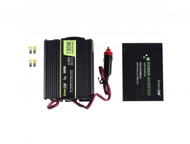Инвертор GREEN CELL 12V/150W  
