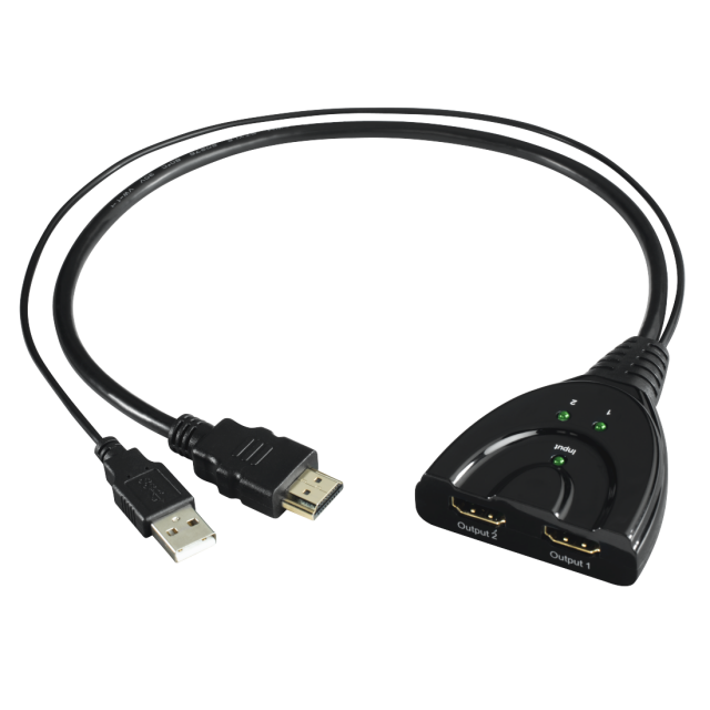 Hama HDMI Splitter, 2-Way 