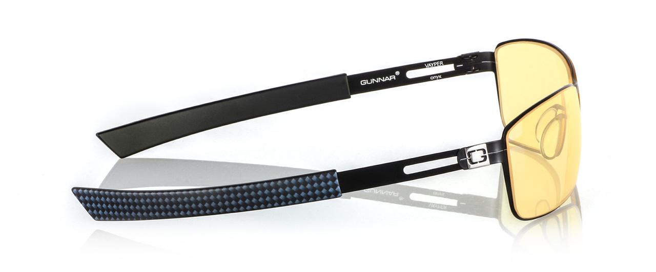 Геймърски очила GUNNAR VAYPER Onyx, Amber, Черен