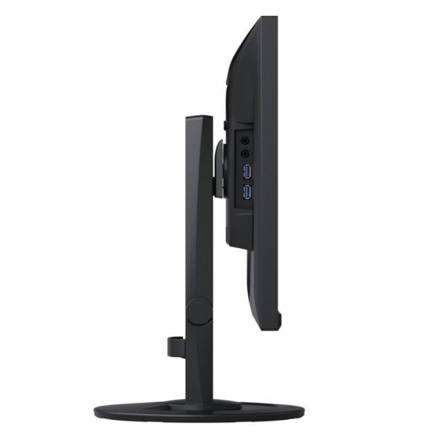 Monitor EIZO FlexScan EV2460, IPS, 23.8 inch, Wide, Full HD, D-Sub, DVI-D, HDMI, DisplayPort, Black 