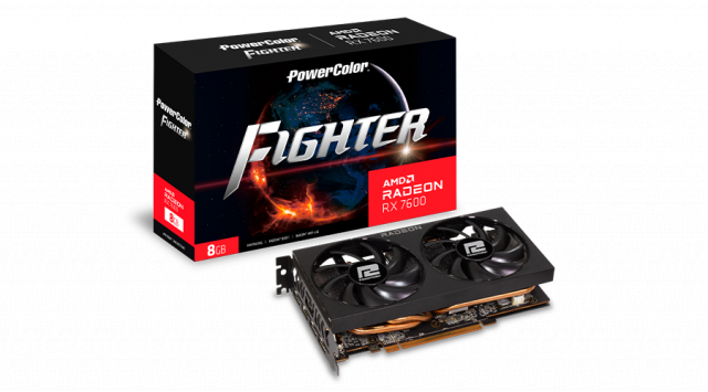 Видео карта POWERCOLOR RX 7600 Fighter 8GB GDDR6 