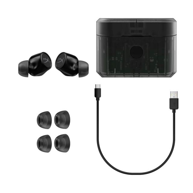 Блутут слушалки тапи с микрофон HyperX Cirro Buds Pro, Черни 
