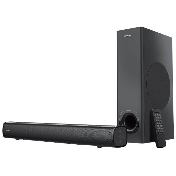 Озвучителна система Creative Stage 2.1, Bluetooth, 160W, Черен 