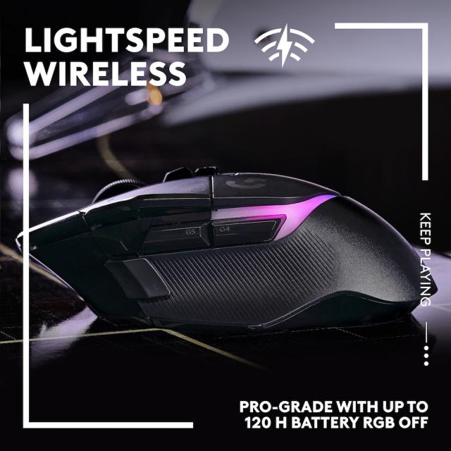 Gaming Mouse Logitech G502 X Plus Black Lightsync RGB 