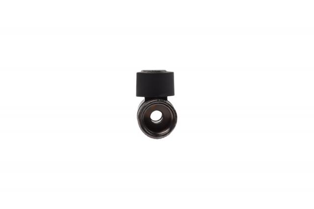 Alphacool 2-way ball valve G1/4 - deep black 