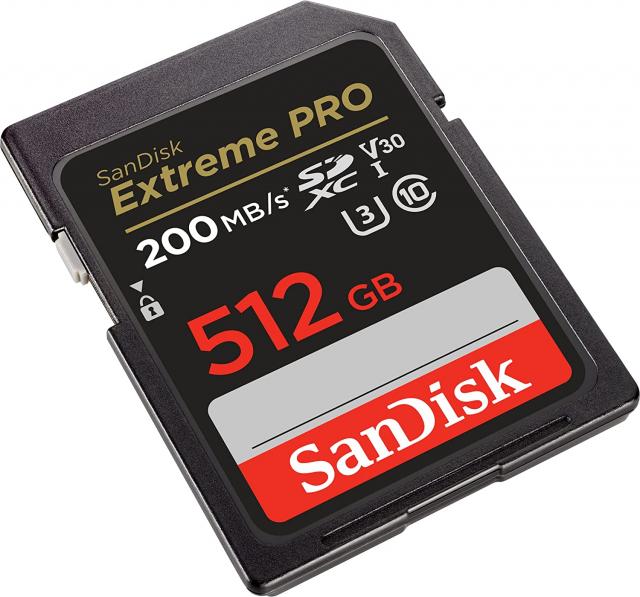Memory card  SANDISK Extreme PRO SDHC, 512GB 