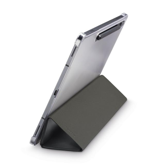 Hama "Fold Clear" Tablet Case for Samsung Galaxy Tab S7 FE/S7+/S8+ 12.4", black 