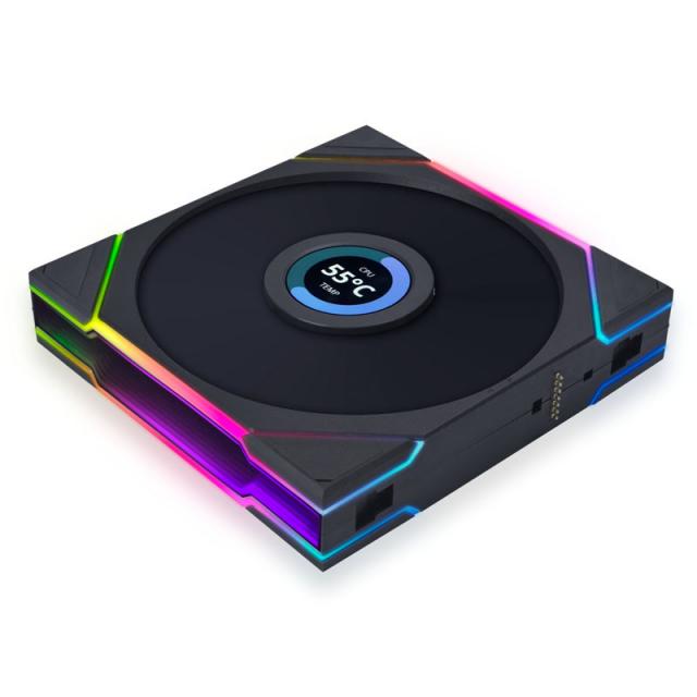 Fan Lian Li UNI FAN TL LCD 140mm - Black 