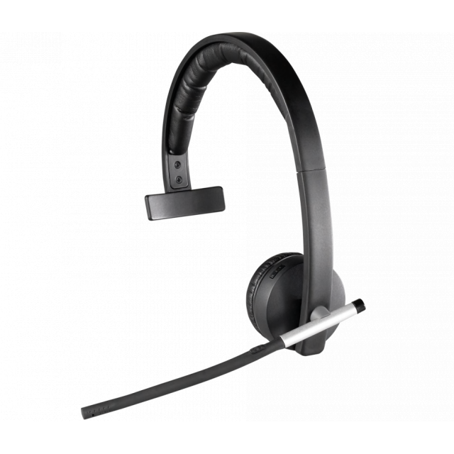 Wireless Mono Headset Logitech H820е, Microphone, USB, Black
