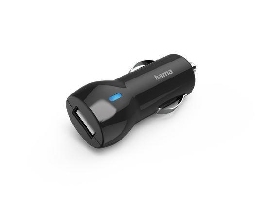Зарядно за кола, USB-A, 12 W, HAMA-201635 