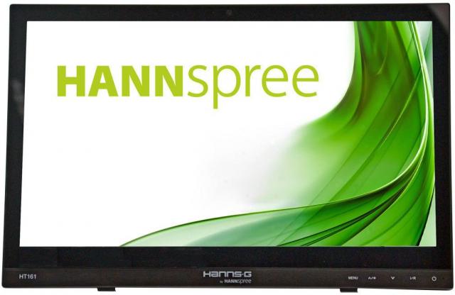 Touch Monitor HANNSPREE HT 161 HNB, TFT, 15.6 inch, Whide, HD Ready, D-Sub, HDMI, 10 Point Touch, Black 