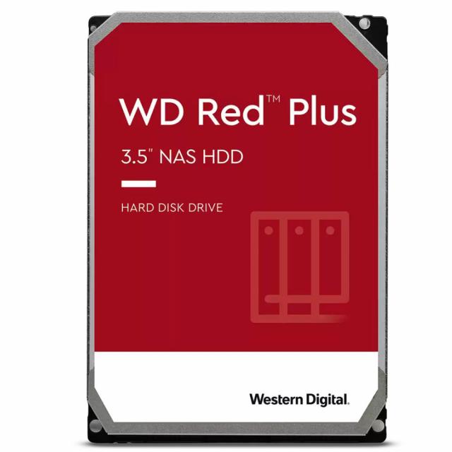 HDD WD Red Plus, 12TB, 256MB Cache, SATA3 6Gb/s 