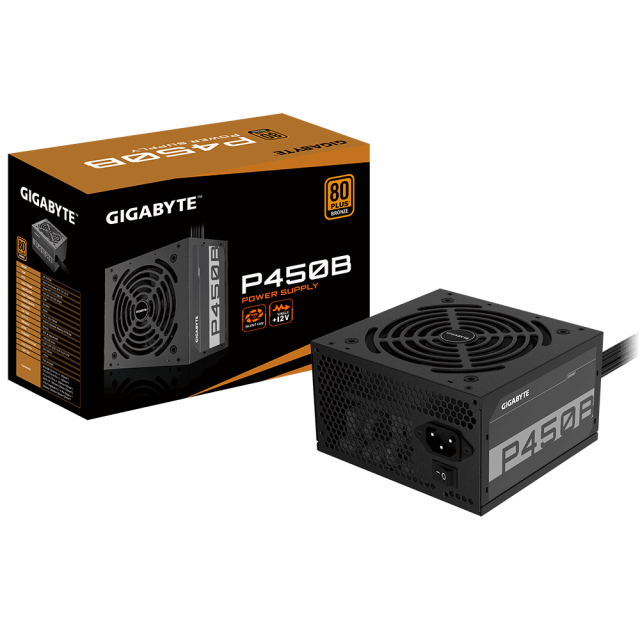 Захранващ блок Gigabyte P450B, 450W, 80+, Bronze 