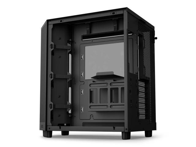 Кутия NZXT H6 Flow Matte Black - Middle Tower 