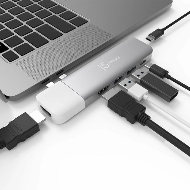 Модулна докинг станция j5create JCD387, 2 модула, USB-C 