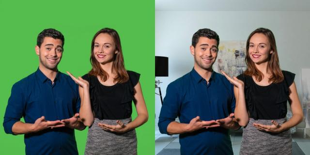 Mobile Chroma Key Green Screen 150 x 180cm CELEXON 